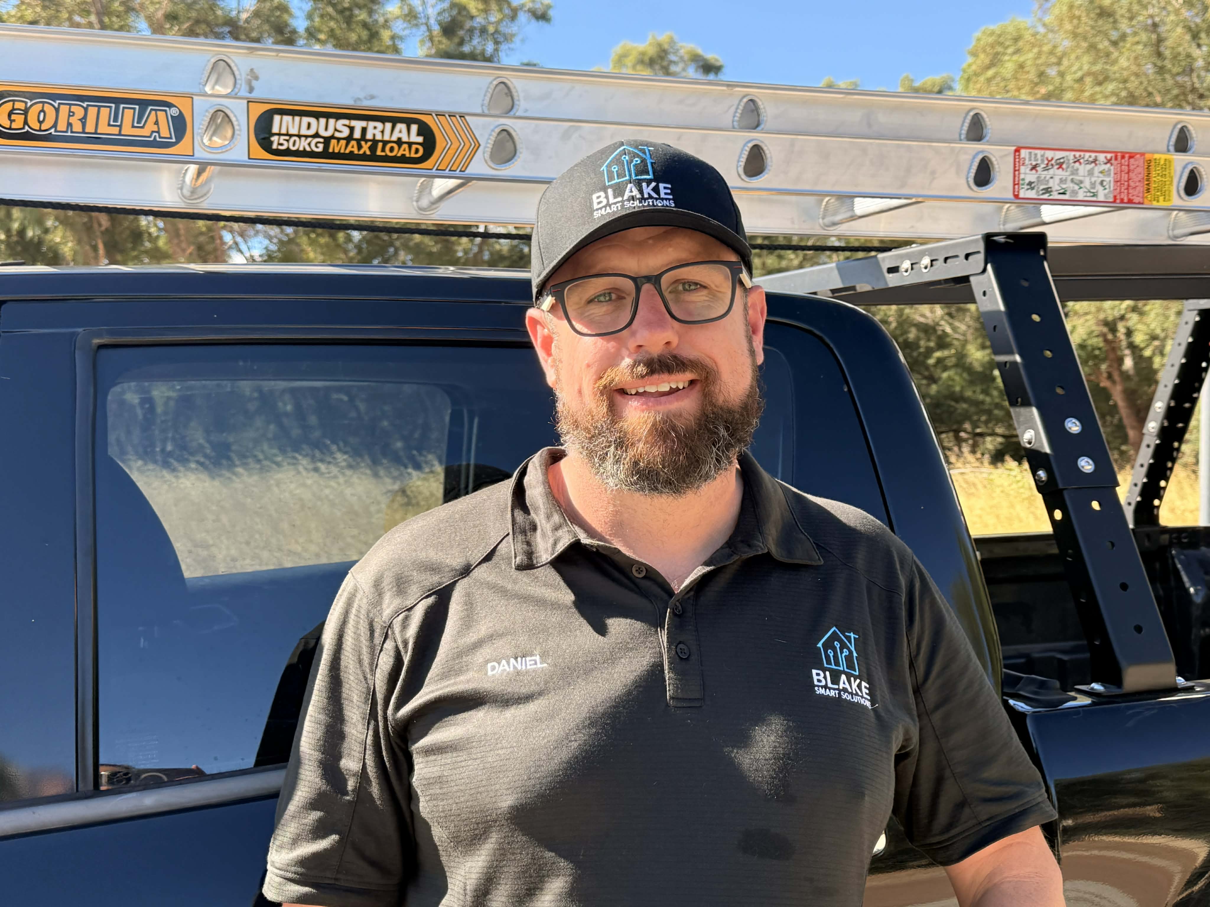 Blake Smart Solutions technician on site